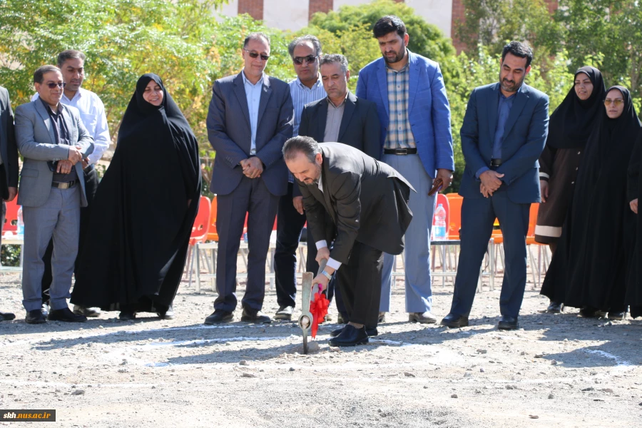 مراسم کلنگ زنی احداث نمازخانه دانشگاه ملی مهارت مرکز دختران بیرجند  3