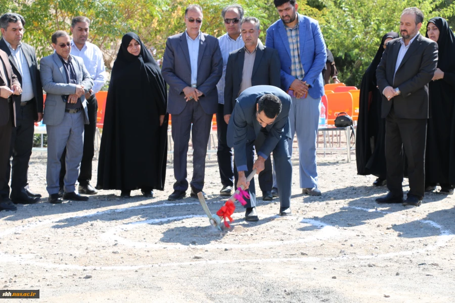 مراسم کلنگ زنی احداث نمازخانه دانشگاه ملی مهارت مرکز دختران بیرجند  4