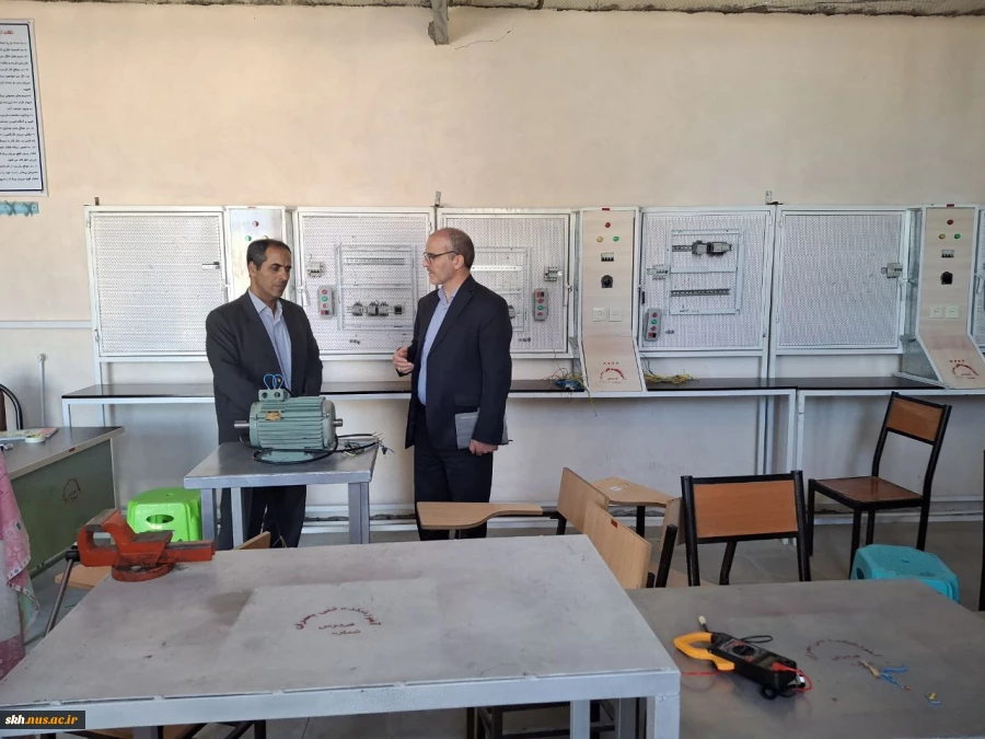بازدید مدیران محترم دفتر مرکزی حراست دانشگاه ملی  مهارت به همراه ریاست محترم دانشگاه ملی مهارت استان خراسان جنوبی 3