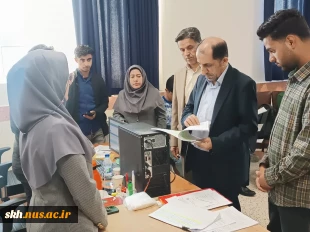 بازدید جناب آقای دکتر منصوری نسب رئیس محترم نظارت،ارزیابی و تضمین کیفیت دانشگاه ملی مهارت از آموزشکده پسران بیرجند 5