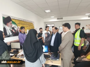 بازدید جناب آقای دکتر منصوری نسب رئیس محترم نظارت،ارزیابی و تضمین کیفیت دانشگاه ملی مهارت از آموزشکده پسران بیرجند 6